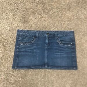 Yes, jeans skirt